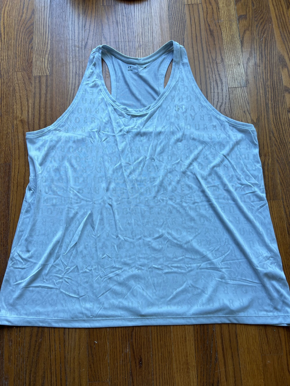 Under Armour Light Grey / White Women's Logo Jacquard Tank Top
